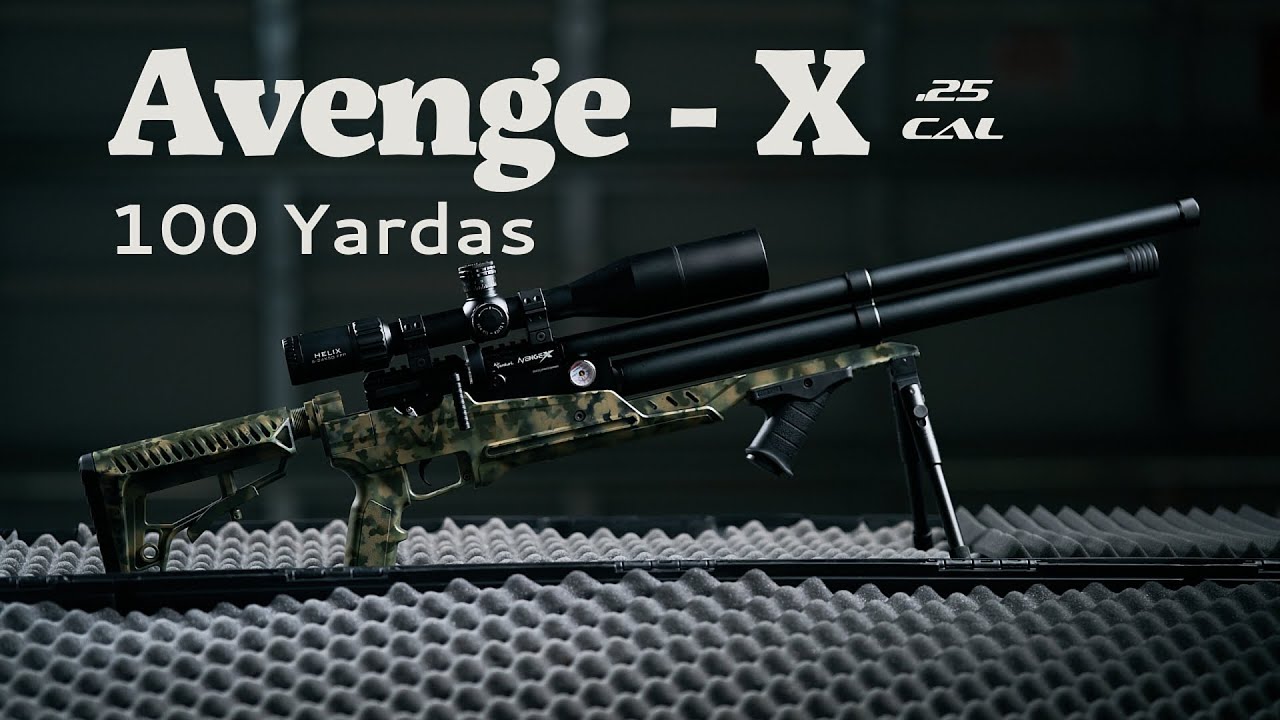 Air Venturi Avenge X  25 Cal 100 Yards