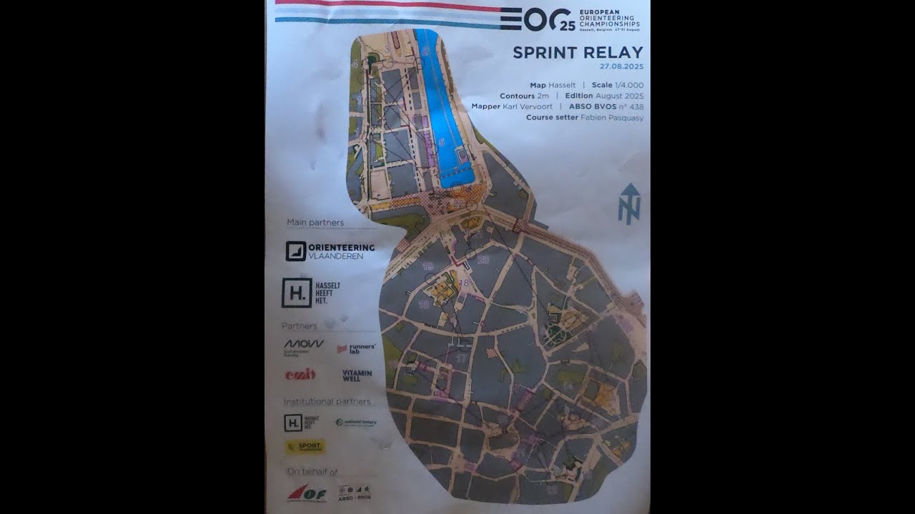 EOC 2025 Opening Ceremony plus Relay action in the Begijnhof, Hasselt 27 August 2025