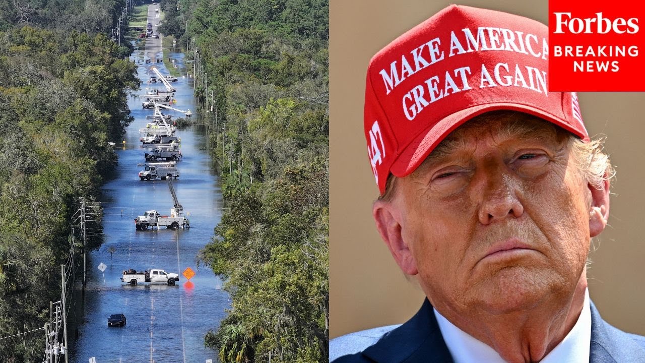 Donald Trump Calls On Americans To Put Politics Aside And Help Each Other Following Hurricane Helene