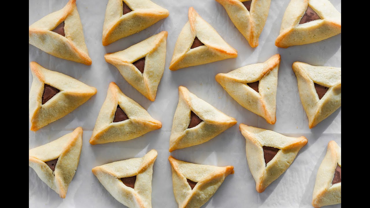 אוזני המן במילוי שוקולד נוטלה | פרק - 390 Jewish Hamantaschen Filled with Nutella Chocolate