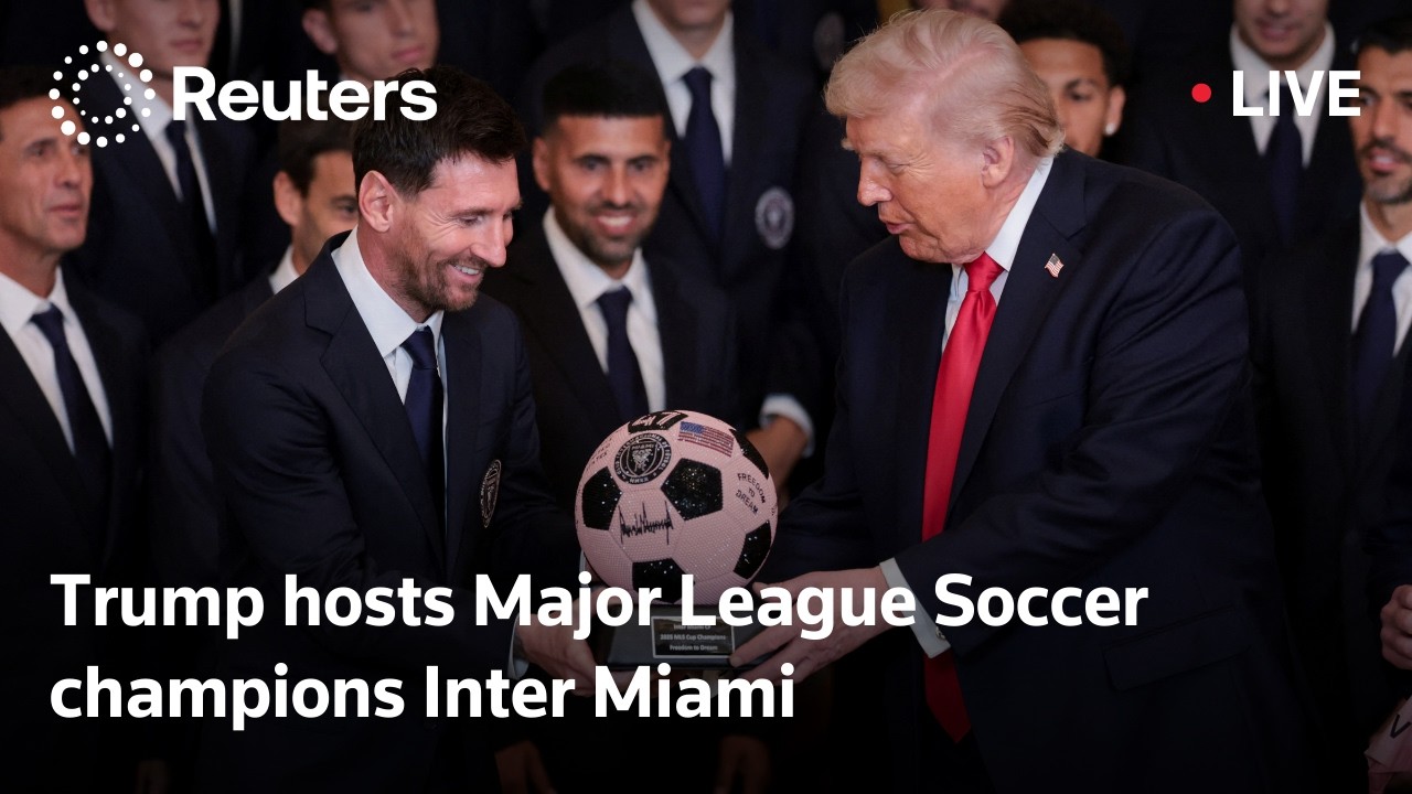 LIVE: Trump hosts Major League Soccer champions Inter Miami
