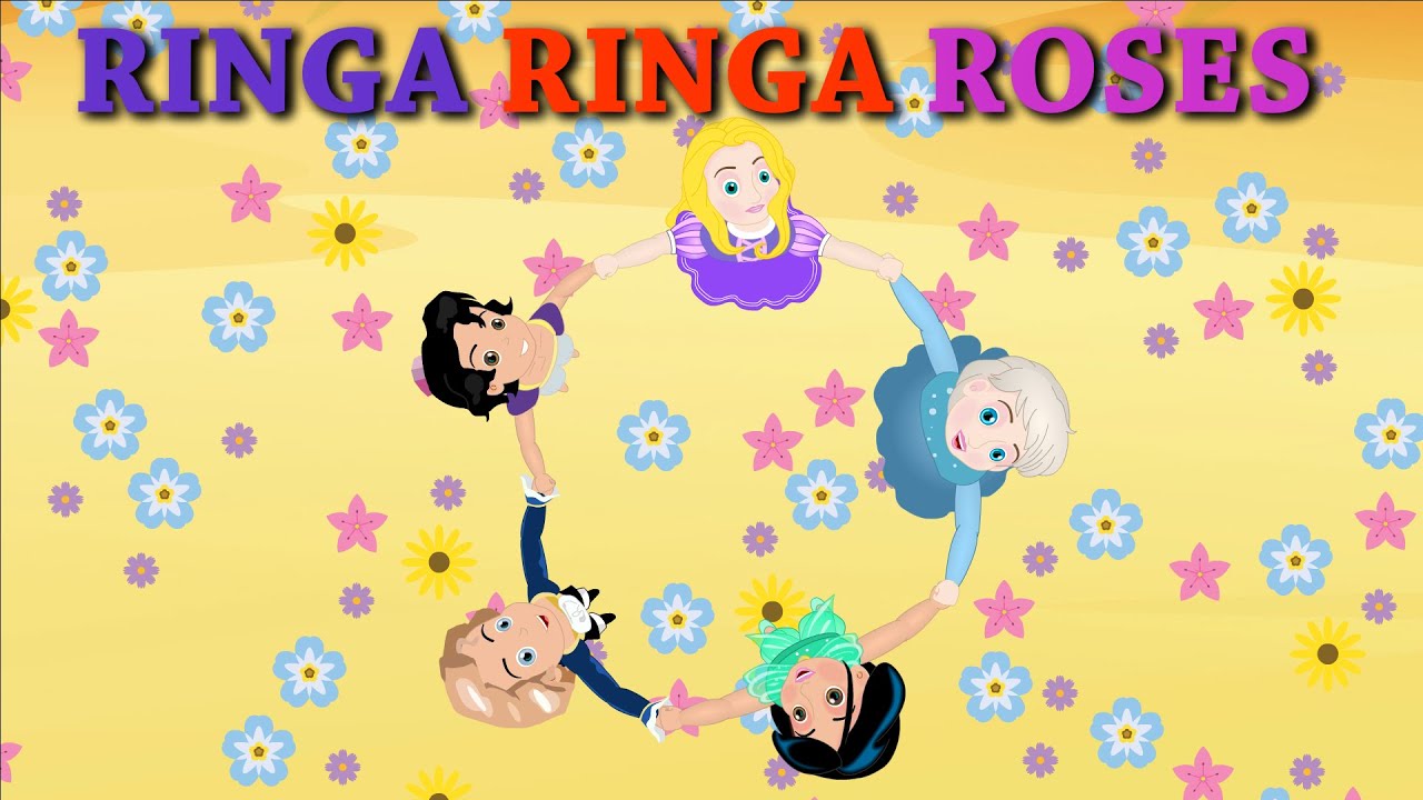 Ringa Ringa Roses | Ring Around The Rosies | Kids Nursery Rhyme by LittleRoyals