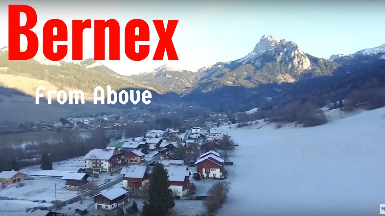 Bernex Ski Resort From Above