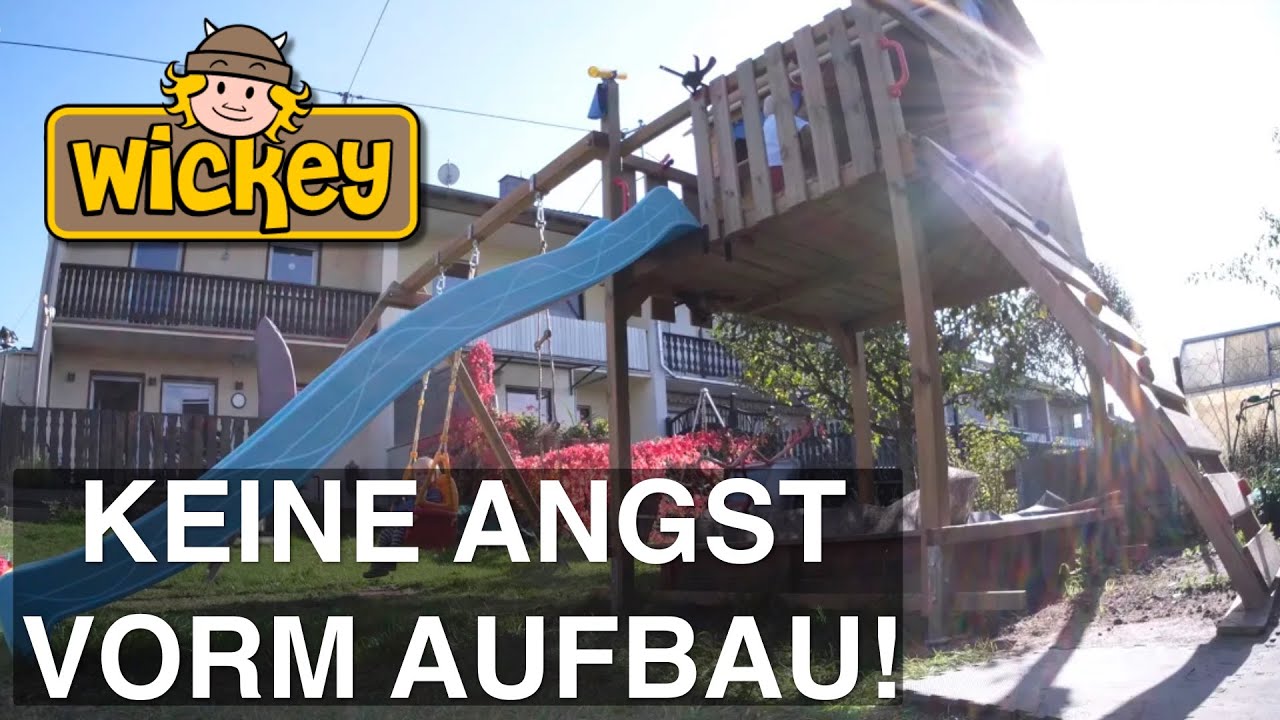 Wickey Smart Plaza Spielturm, Aufbau Teil 1 von 2
