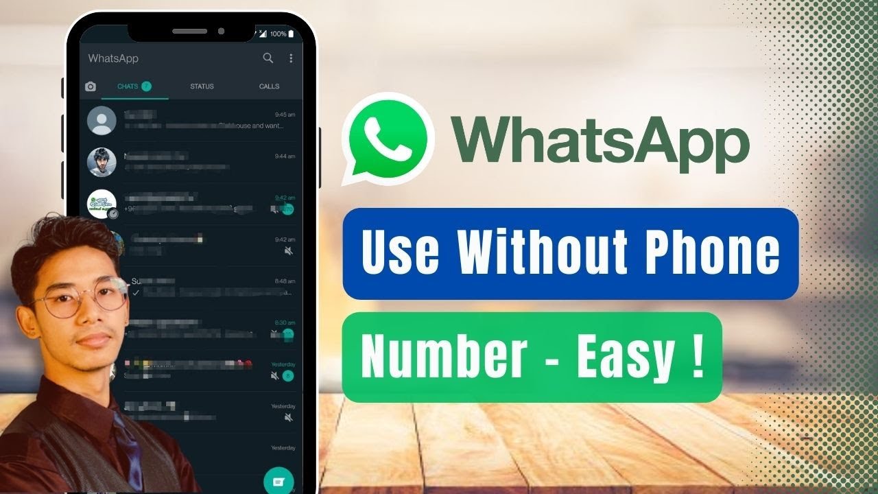 How to Use WhatsApp Without Phone Number !