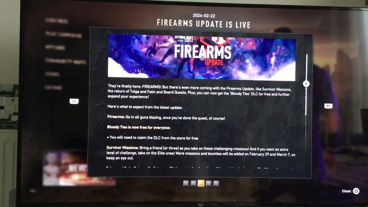 Dying Light 2 Firearms update Is Now Available