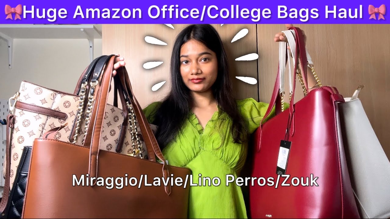 Office and College Bags from Amazon! BagsHaul & review #amazonfinds #haul