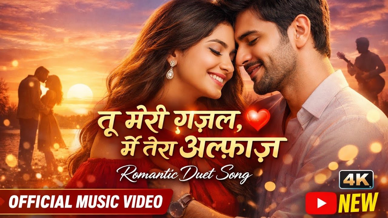 Tu Meri Ghazal Main Tera Alfaaz Old Bollywood Feel New Romantic Song #music #ai