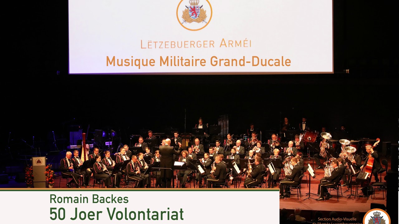 Romain Backes - 50 Joer Volontariat