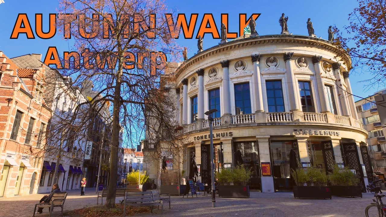 Autumn in Antwerp: A 4K Stroll Through Color & Culture