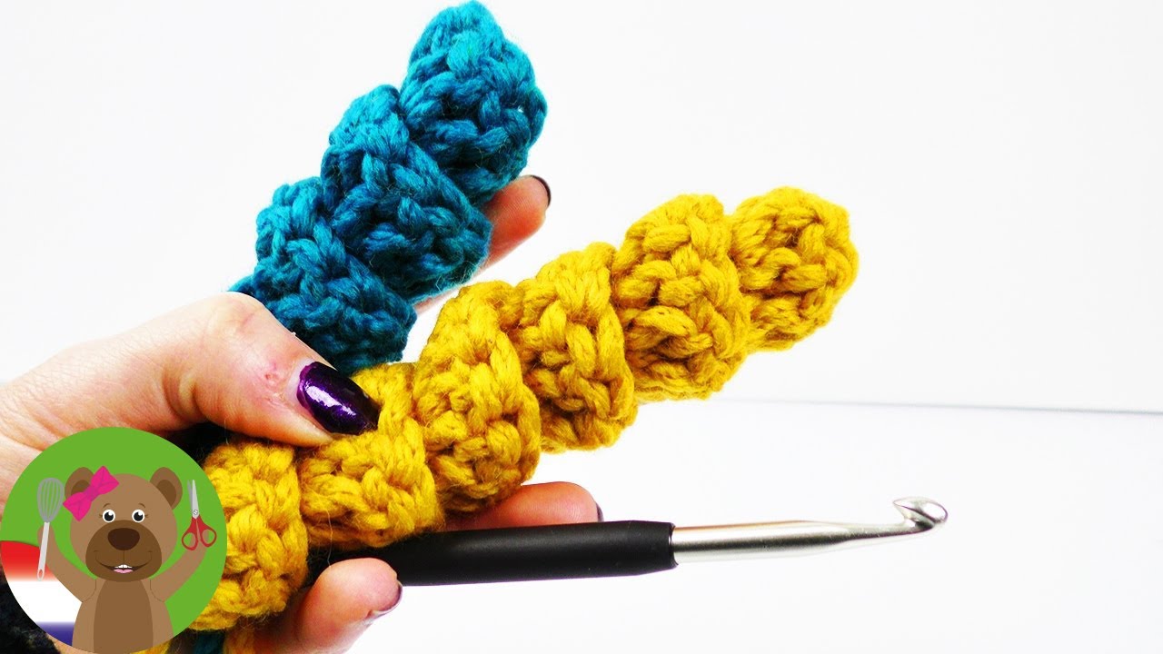 Grappige spiralen haken | Coole sleutelhangers & decoratie-idee | Techniek voor beginners
