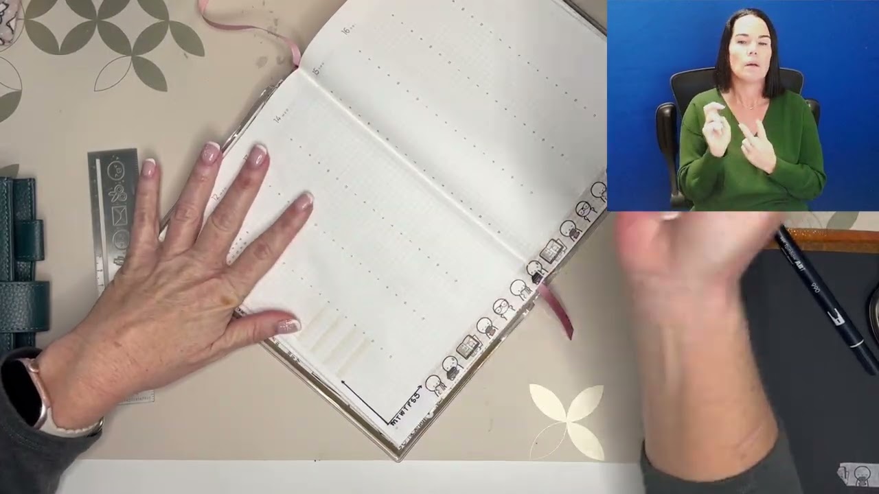 Weekly Plan With Me | A5 Sterling Ink Complete Planner | Week of Jan 12, 2026 | English & ASL