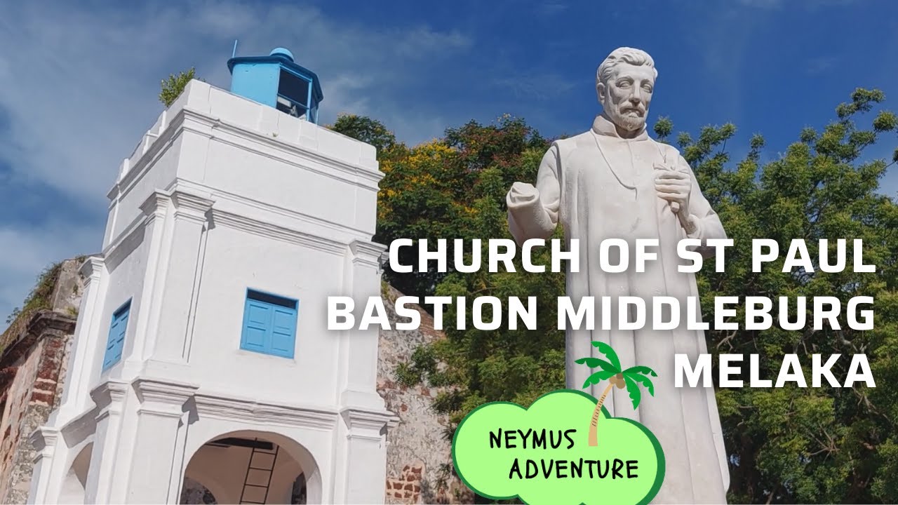 Melaka Attraction | Walking from Church of St. Paul to Bastion Middleburg (Malacca Fort)