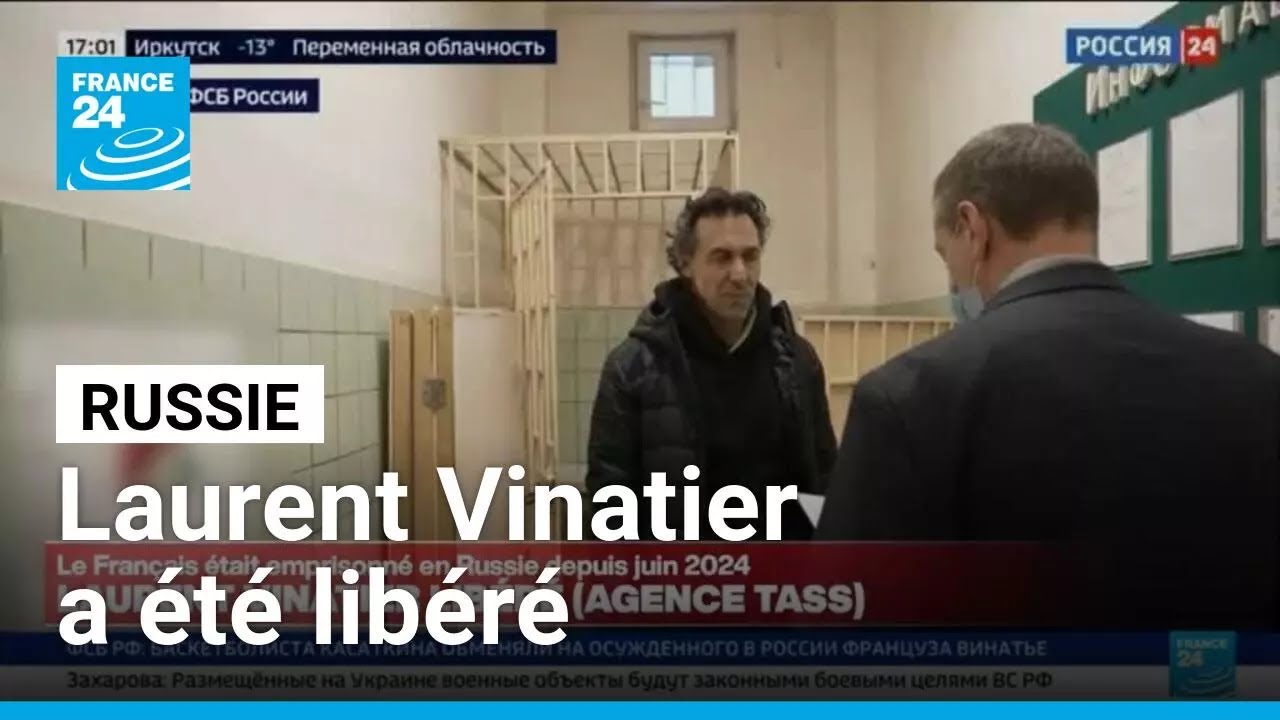 La Russie lib&egrave;re le chercheur fran&ccedil;ais Vinatier en &eacute;change d'un basketteur russe &bull; FRANCE 24