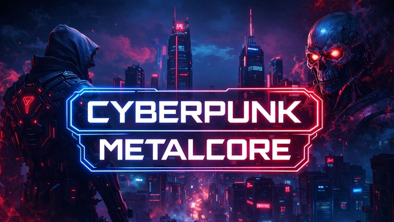 Cyberpunk Metalcore Instrumental – Epic Djent Riffs for Gaming, Focus & Work: