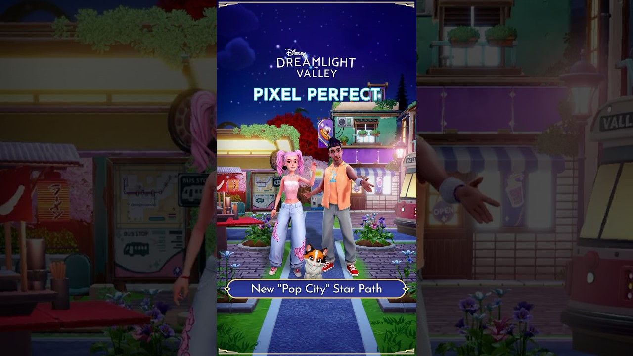 Pop City Star Path Reveal | Disney Dreamlight Valley - A Pixel Perfect Update