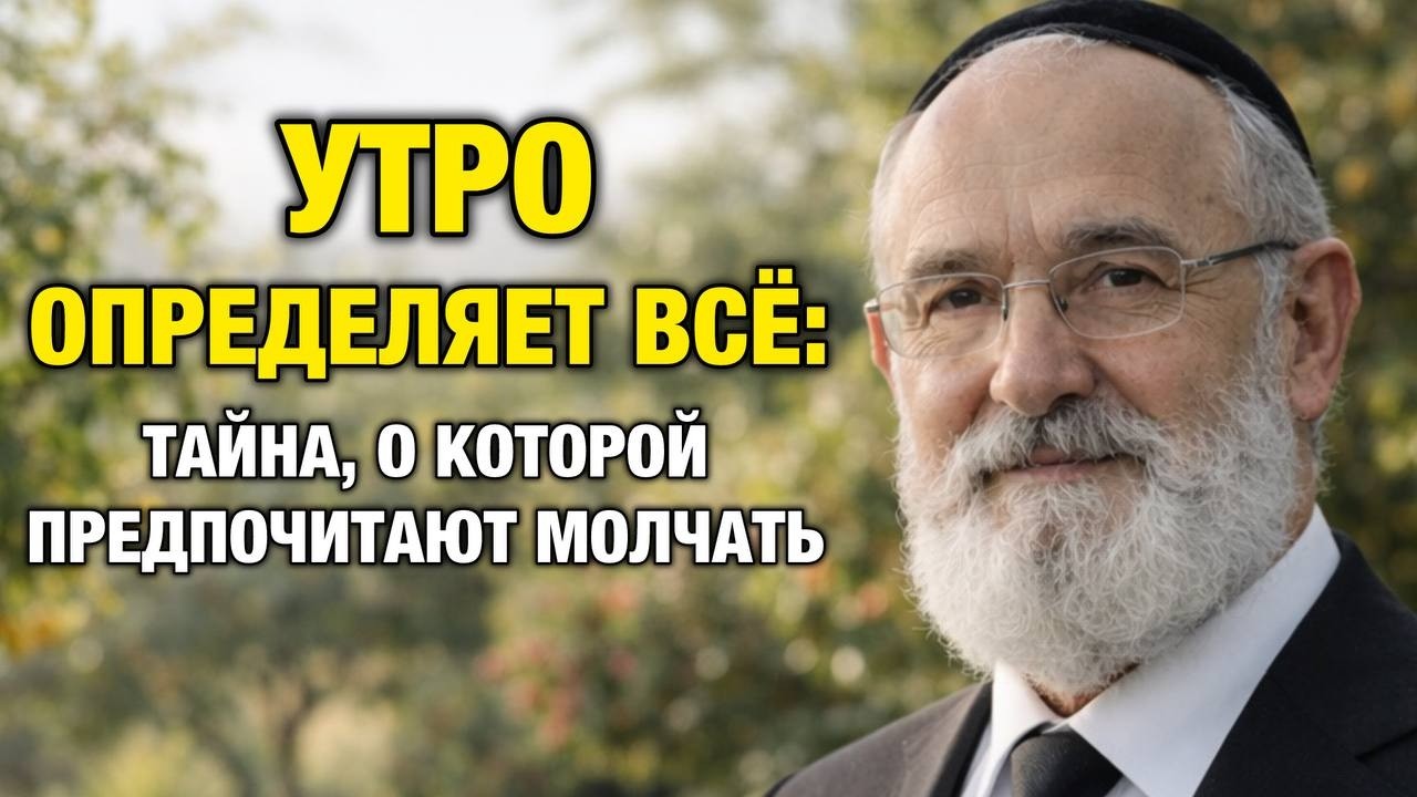 Вот Почему Евреи Долго Живут! Утренние Привычки, Которые Замедляют Старение