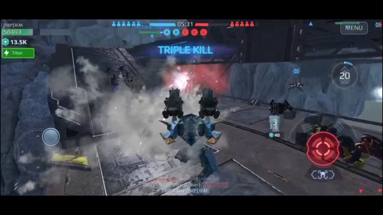 War Robots : Ao Jun Glacier Manuevering