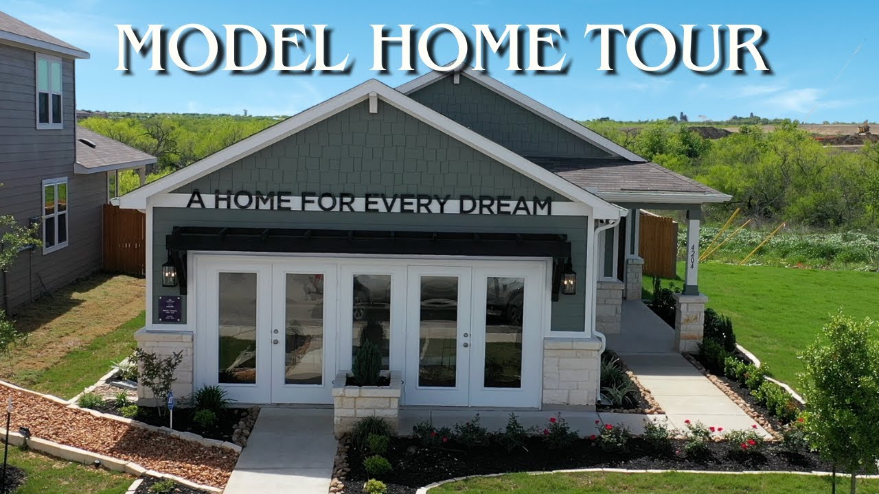 Cozy 1585 Sqft 4bed 2bath Model Home tour | New Braunfels