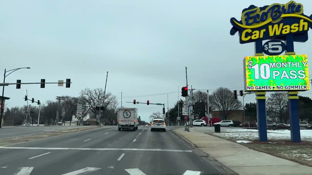 Drive Hometown, IL 4k