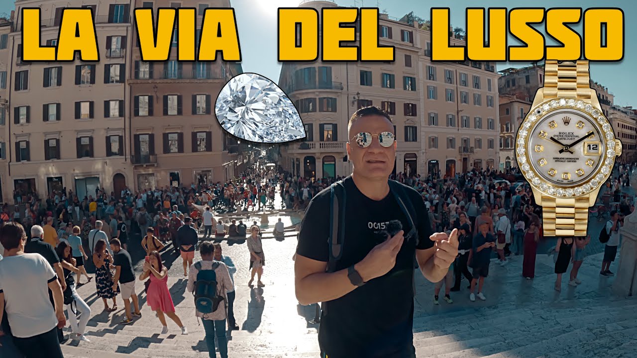 La Via del Lusso di Roma Da Piazza di Spagna a Via dei Condotti con Cicalone