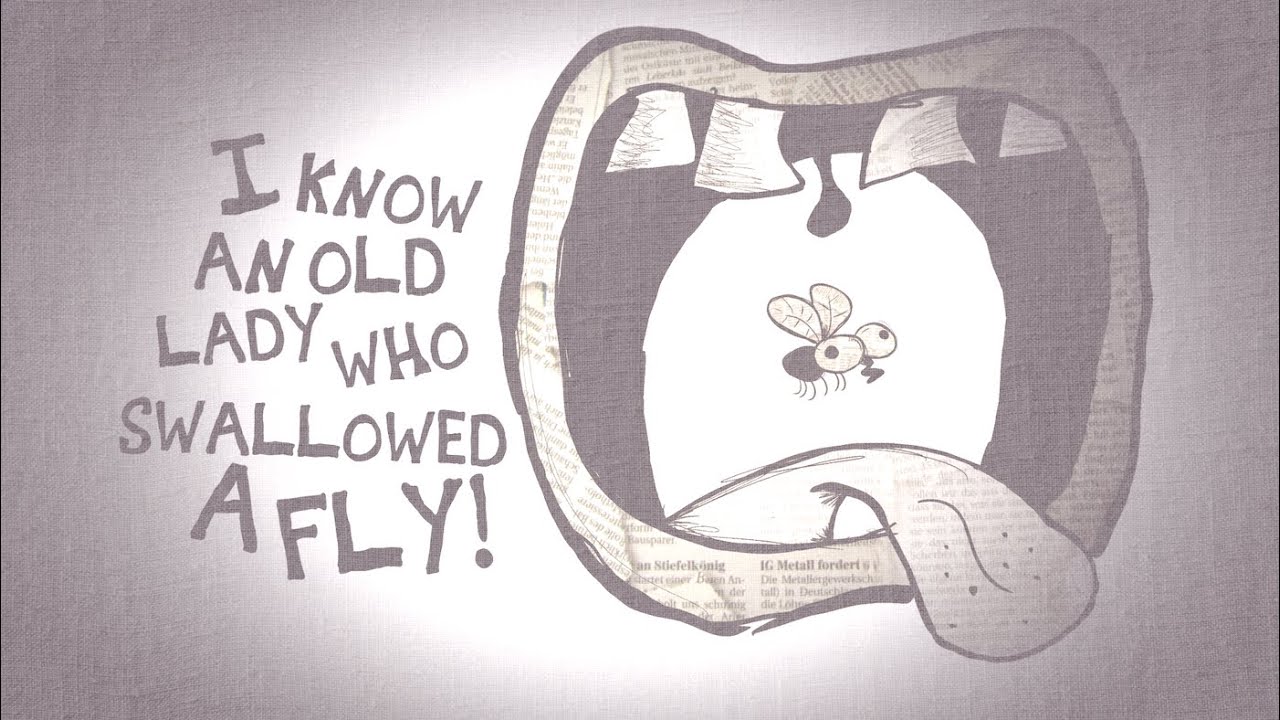 I Know an Old Lady Who Swallowed A Fly | Sockz Studio | Shadow Puppets