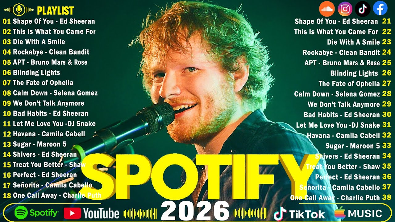 Adele, Maroon 5, Bruno Mars, ROSE, Ed Sheeran, Rihanna, Taylor Swift,  Dua Lipa 💎 Billboard Hot 100