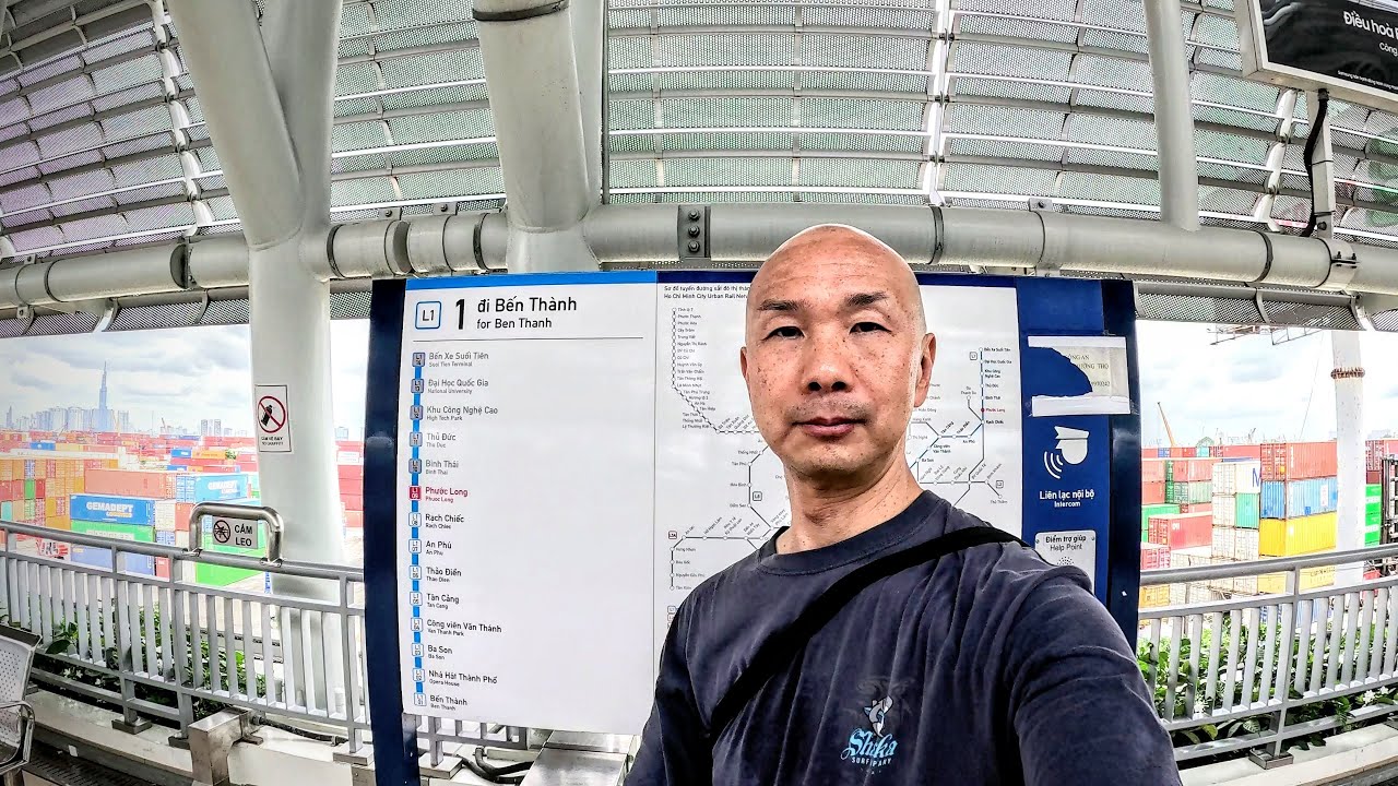 【ベトナム】ホーチミン・メトロ1号線 / ローカル駅の旅 / VIETNAM