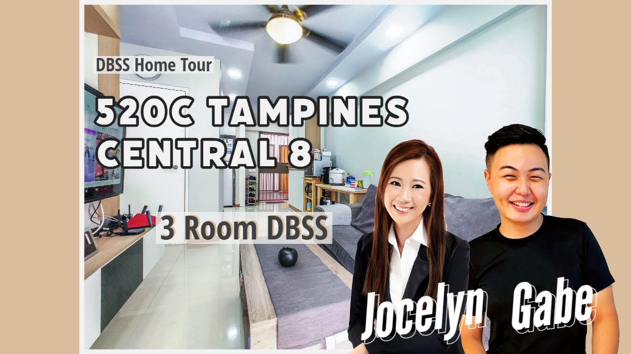 Last DBSS Tampines Central 8: 3 Room DBSS | Next to Tampines MRT | Home Tour