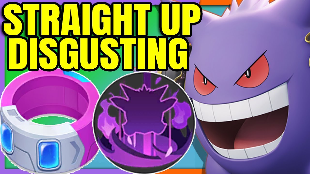 HEX GENGAR with DRIVE LENS is way too Overpowered | Pokemon Unite