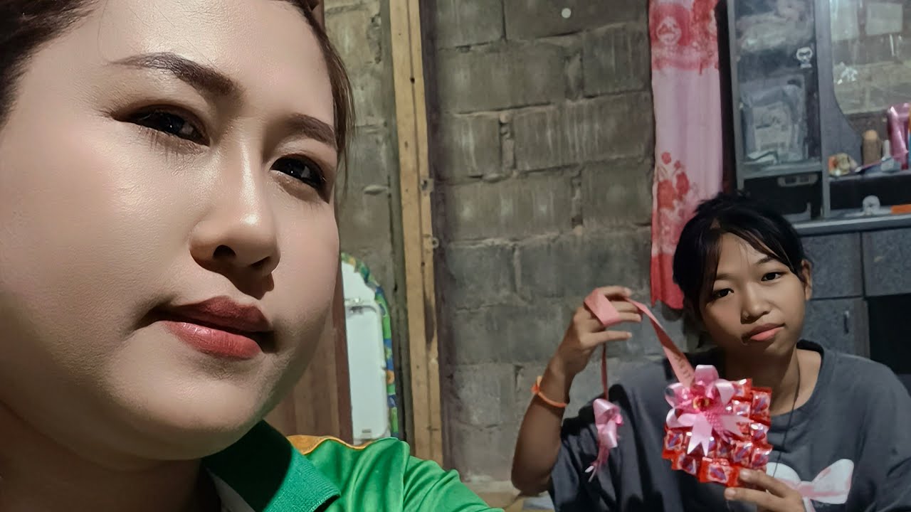 สองแม่ลูกเตรียมเซอร์ไพรส์น้ำมนต์