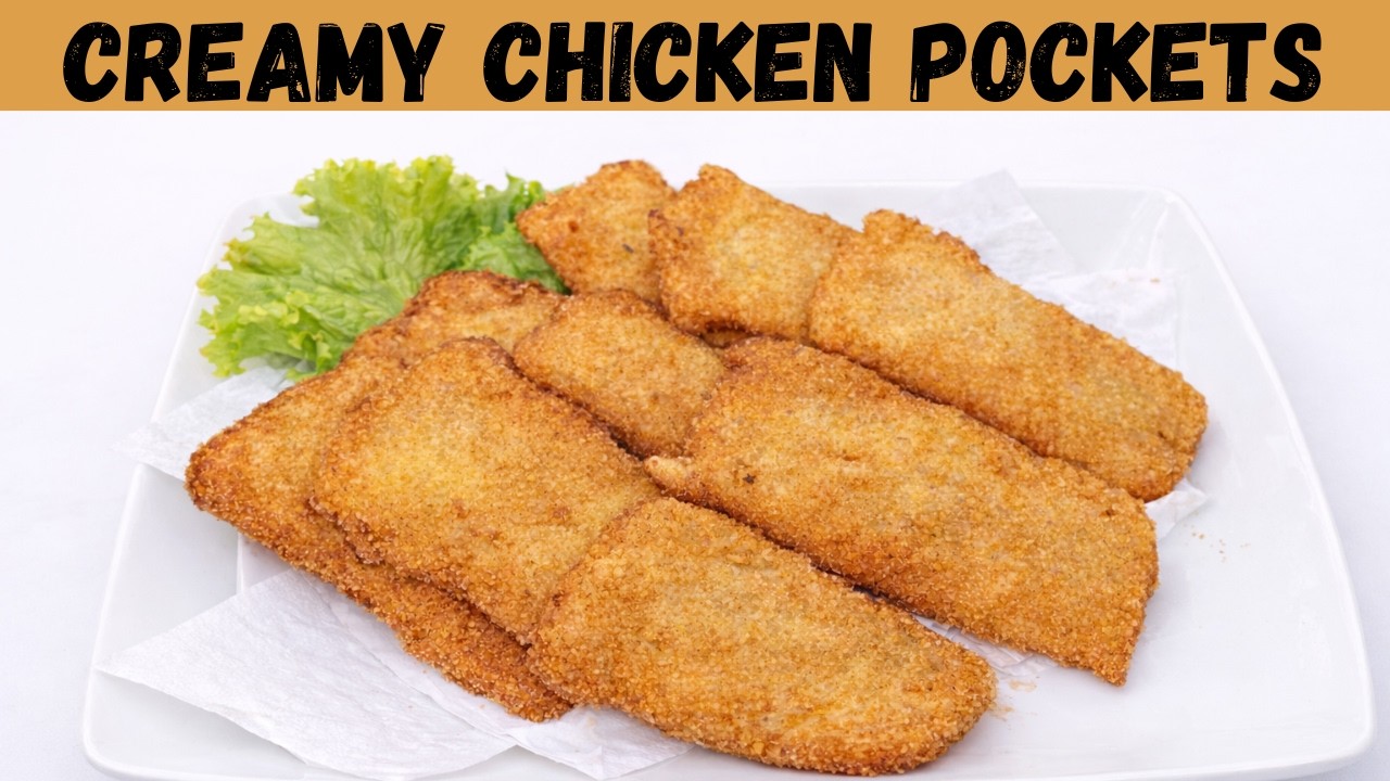 Creamy Chicken Pockets| Easy abd delicious|KS daily recipes #creamychickenpockets #ramadanrecipes