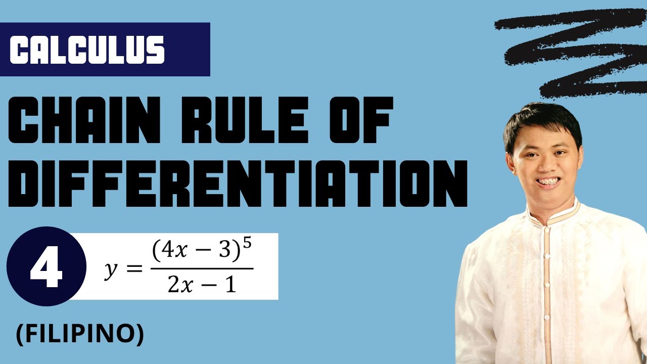 Solved #4: Chain Rule of Differentiation - Basic/Differential Calculus