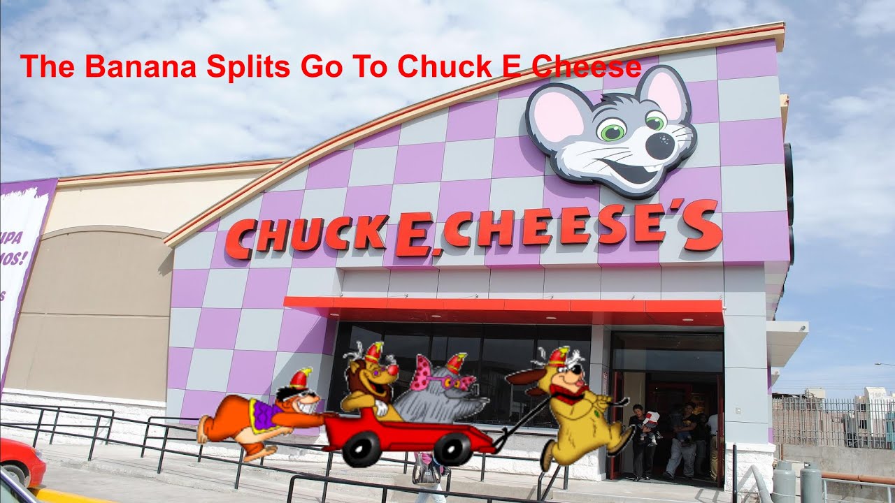 The banana splits go to Chuck E. Cheese 