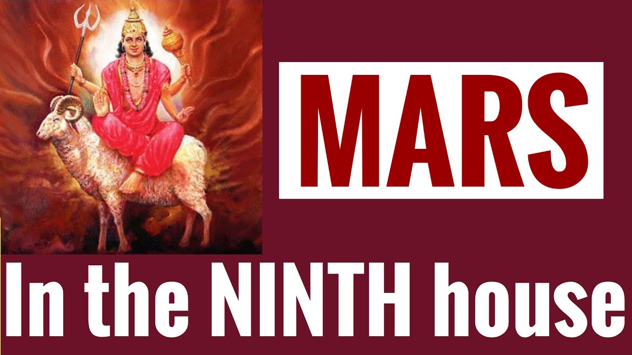 Mars in Ninth House (Mars 9th House) with all aspects (Vedic astrology)