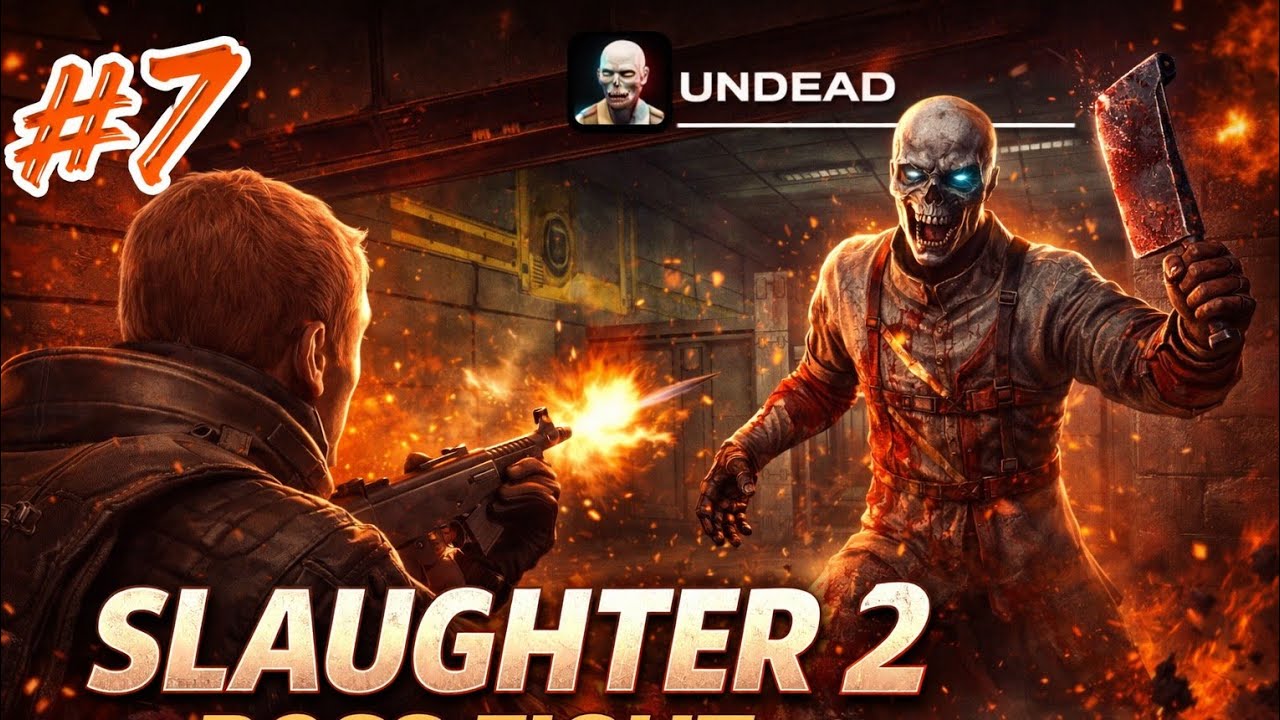undead Boss Fight - Slaughter 2 Prison Assault Gameplay Walkthrough - Part 7