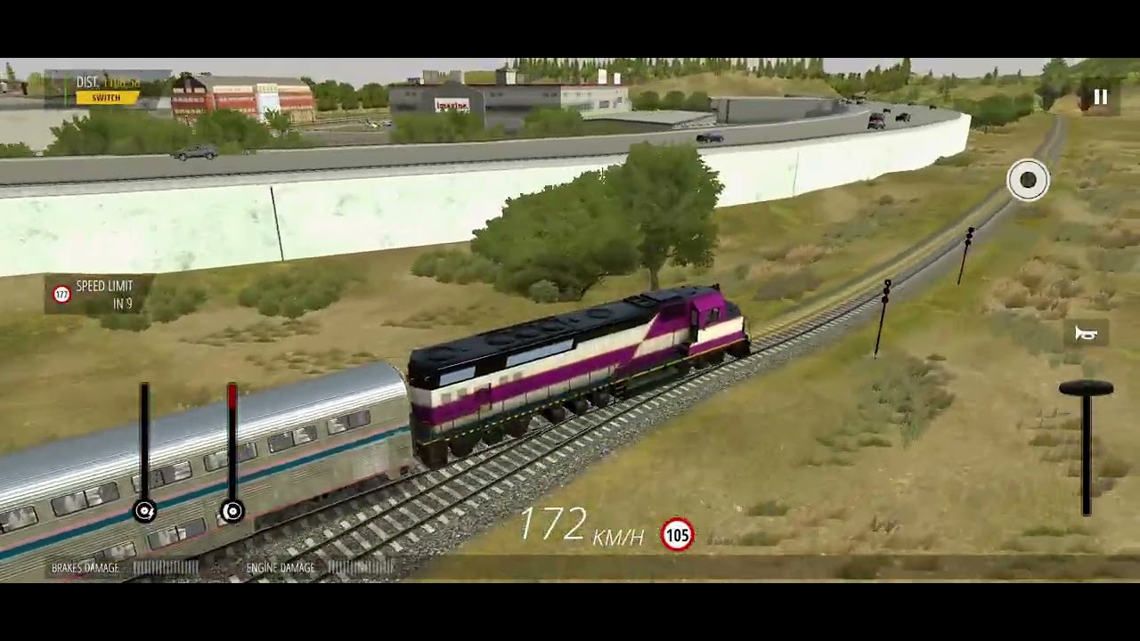 🚆 Double Engine Passenger Run | Train Simulator PRO USA | Realistic Day Route