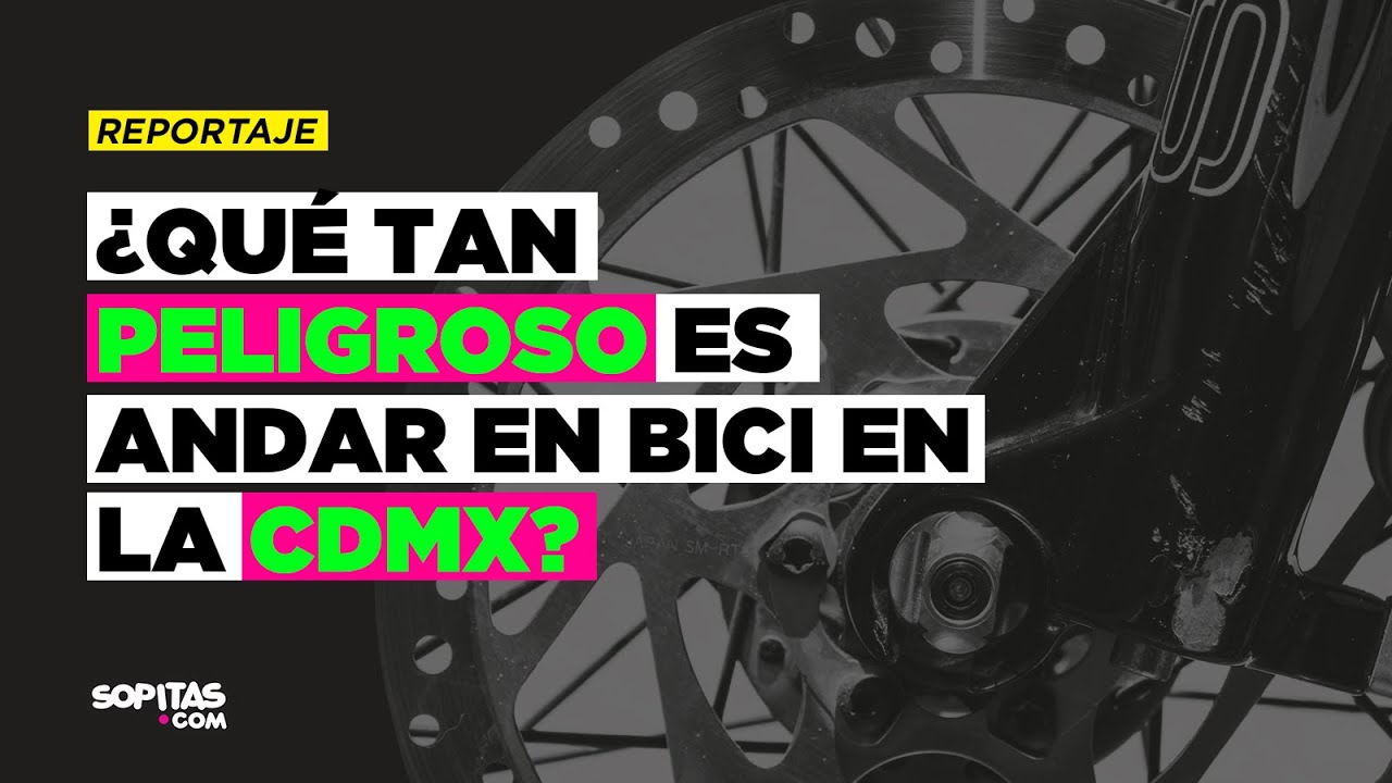 ¿Qué tan peligroso es andar en bici en la CDMX?