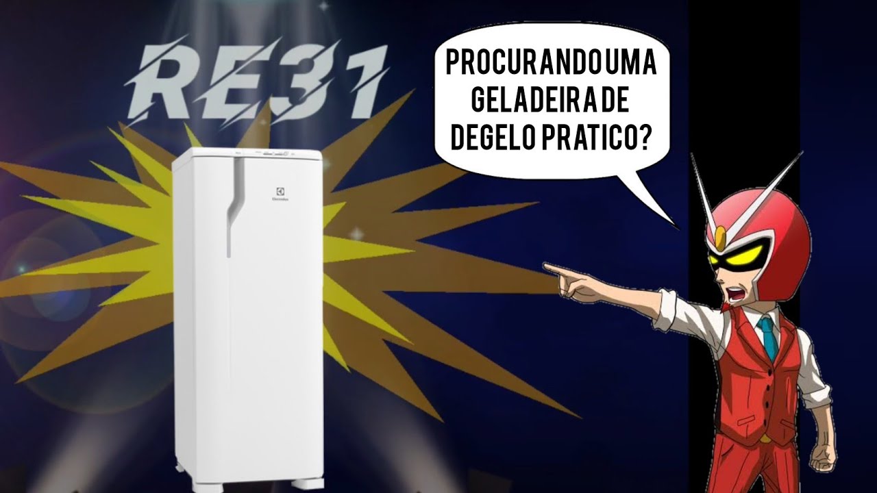 RE31 o refrigerador da Electrolux de 240 litros degelo pr&aacute;tico