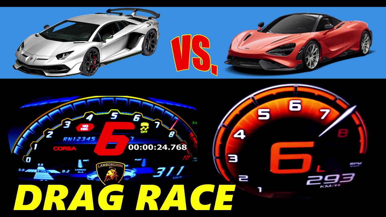 Lamborghini SVJ vs McLaren 765LT: Drag Race 0-300 km/h | Insurance & Marketing Insights