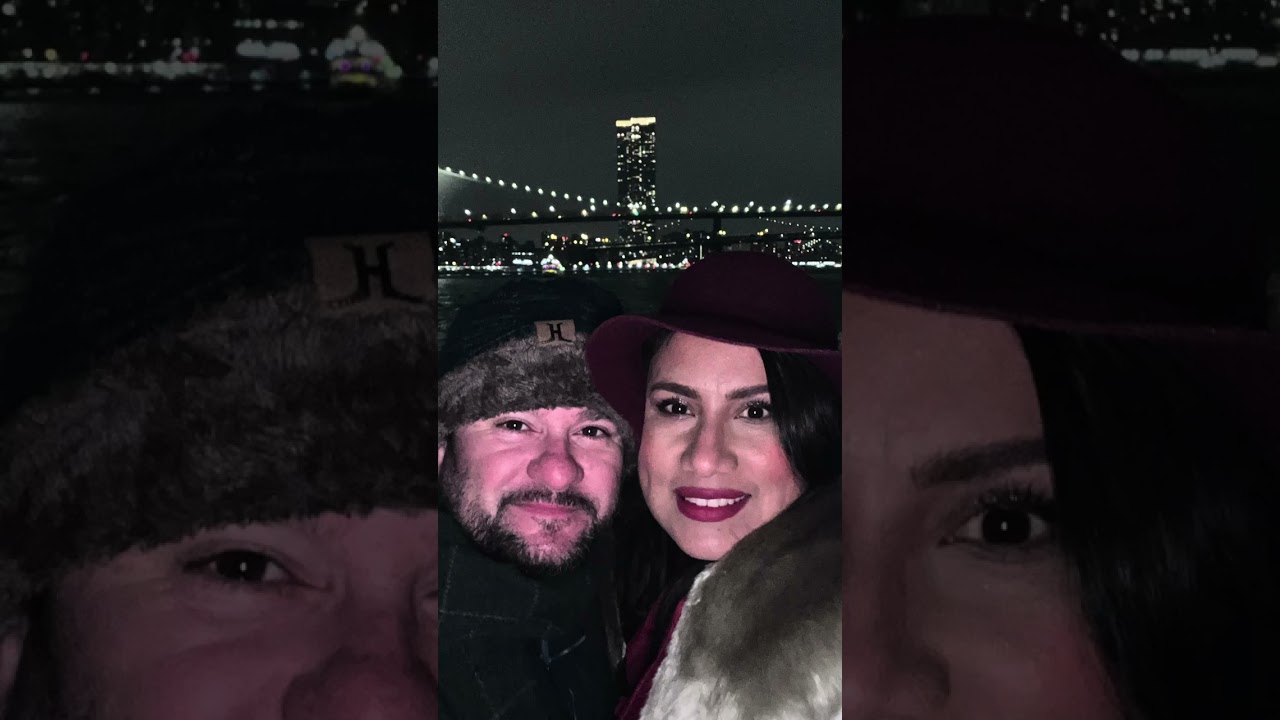 Celebrando ano novo em New York.