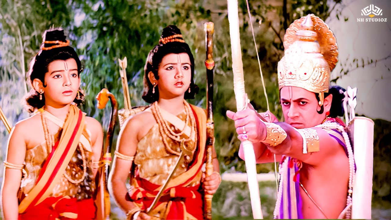 जब भगवान राम ने अपने ही बेटों पर चलाया धनुष! ⚔️ | रामायण का सबसे धमाकेदार एक्शन सीन!