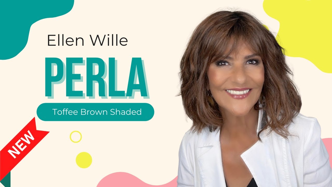 New! Ellen Wille | PERLA Wig Review | Toffee Brown Shaded