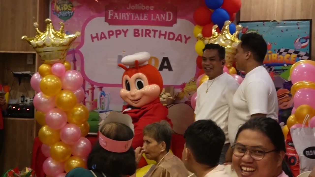 mama Inday 80th bday @ Jollibee 