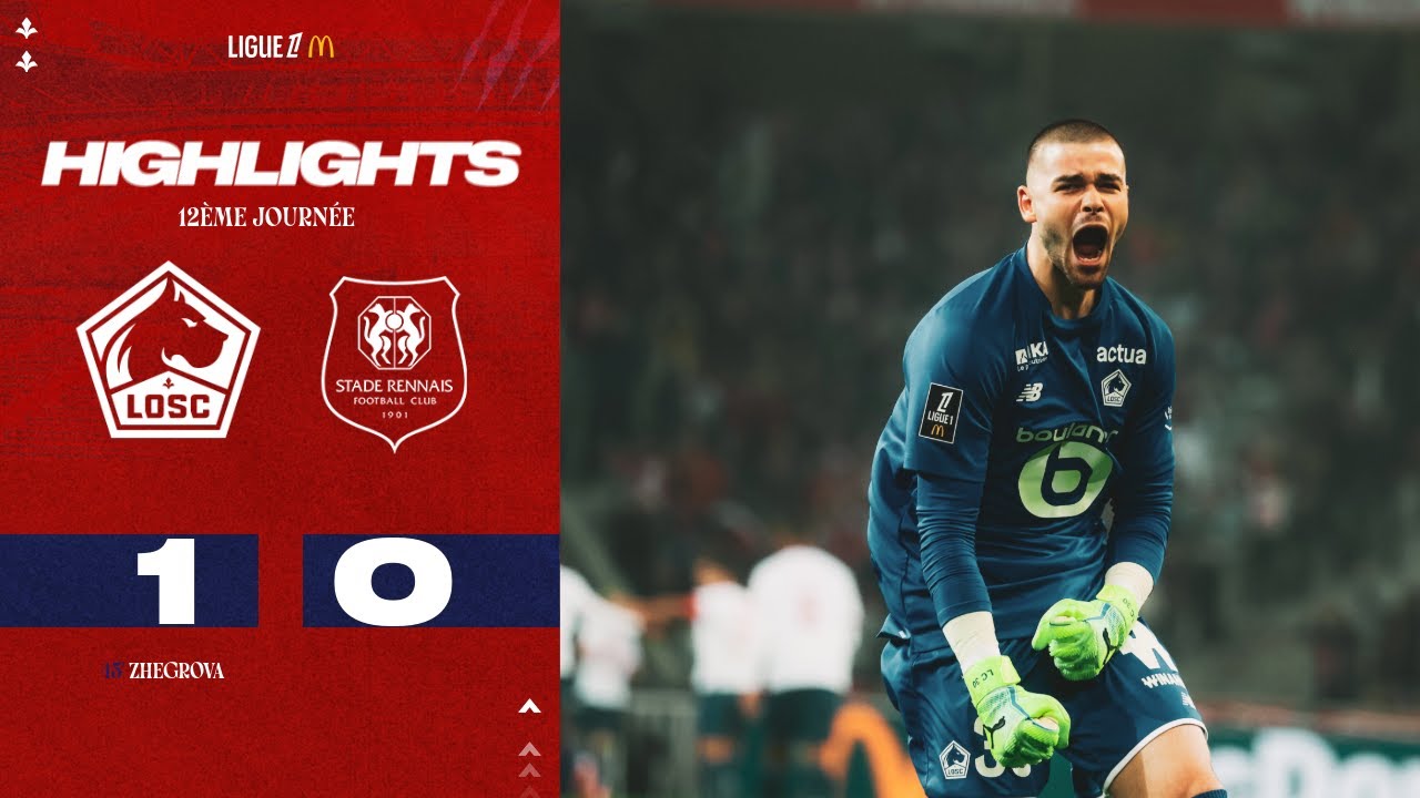 HIGHLIGHTS 24-25 I LOSC - SRFC (1-0) : Le LOSC s'impose pour ses 80 ans ❤️🤍