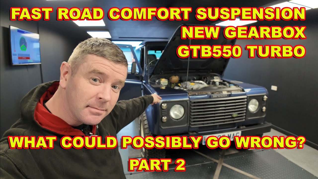 Defender 90 GTB550, Alive Comfort Suspension and a new gearbox install - Part 2