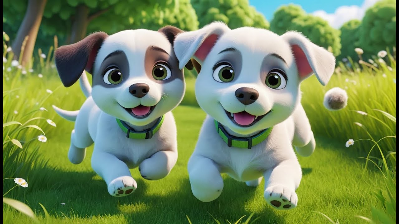 Counting Puppies Playing in the Park | Fun Kids Song | Playful Animal Learning Rhyme