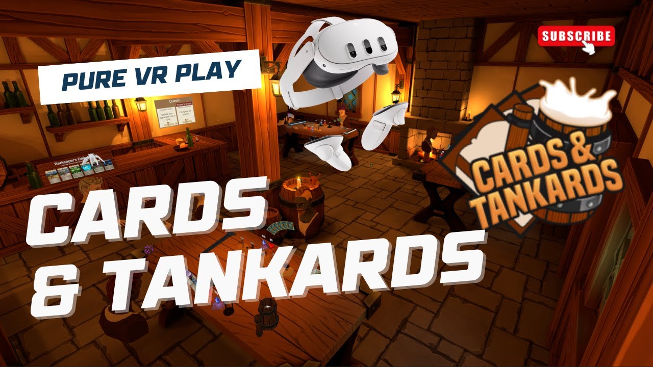 Cards & Tankards VR Gameplay | No Commentary | Quest 3 | Pure VR Play