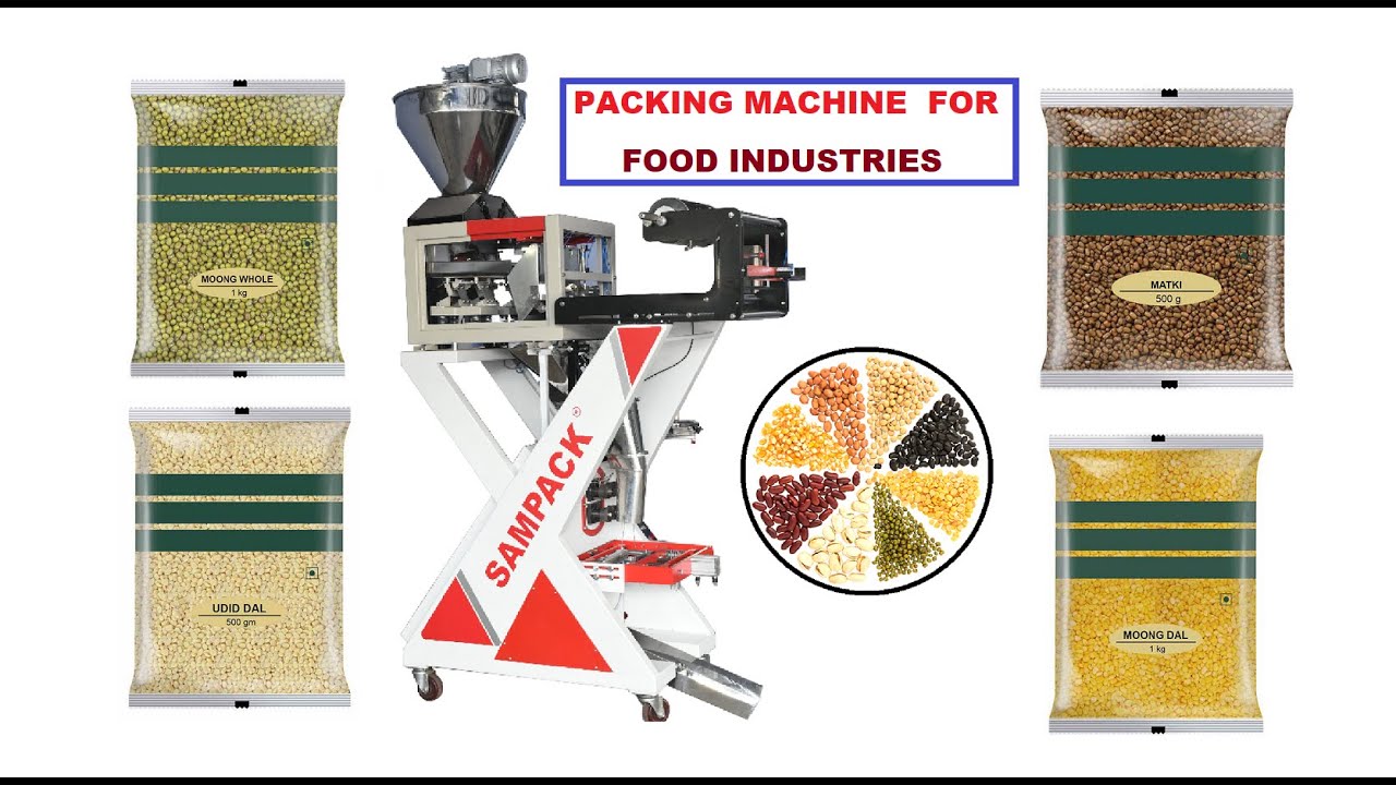 Multi Product packing machine for Food industry 25gms to 1000gms   All in one machine
