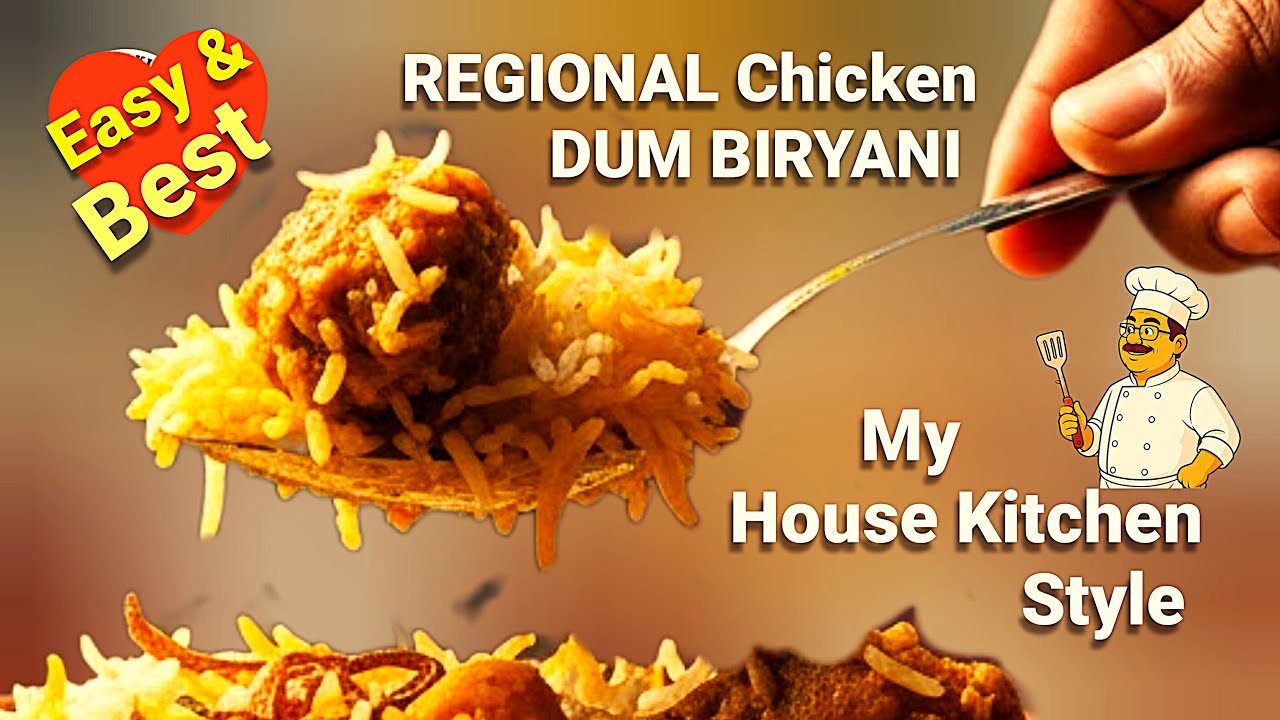 Regional CHICKEN DUM BIRYANI Easy & BEST #dumbiryani #chicken  @myhousekitchen-v6l